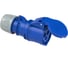Кабельная розетка PCE 32А 230V 1P+N+E IP44 223-6 1