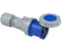Кабельная розетка PCE 63А 230V 1P+N+E IP67 233-6 1