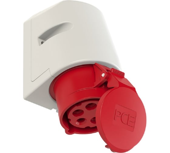 Настенная розетка PCE 16А 380V 3P+N+E IP44 115-6