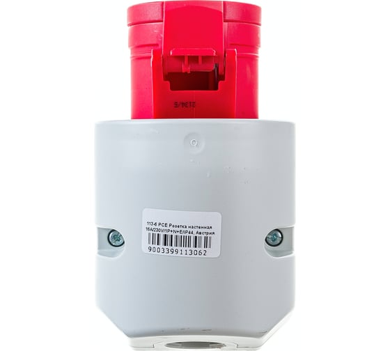 Настенная розетка PCE 16А 400V 3P+E IP44 114-6
