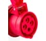 Настенная розетка PCE 16А 400V 3P+E IP44 114-6 6