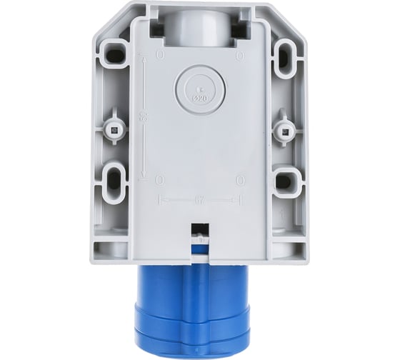 Настенная розетка PCE 16А 220V 1P+N+E IP44 113-6