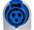 Настенная розетка PCE 16А 220V 1P+N+E IP44 113-6 2