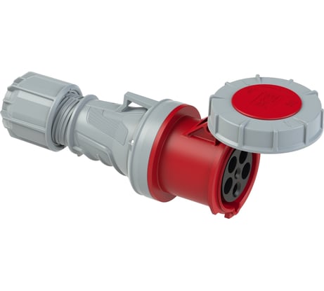 Кабельная розетка PCE 63А 400V 3P+N+E IP67 235-6