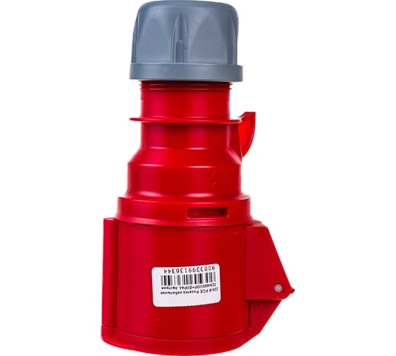 Кабельная розетка PCE 32А 400V 3P+E IP44 224-6