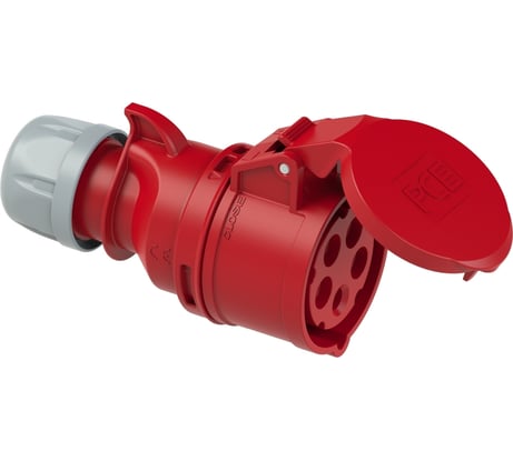 Кабельная розетка PCE 32А 400V 3P+N+E IP44 225-6