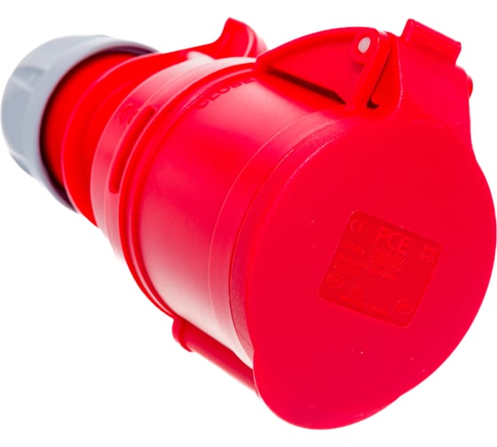 Кабельная розетка PCE 32А 400V 3P+N+E IP44 225-6