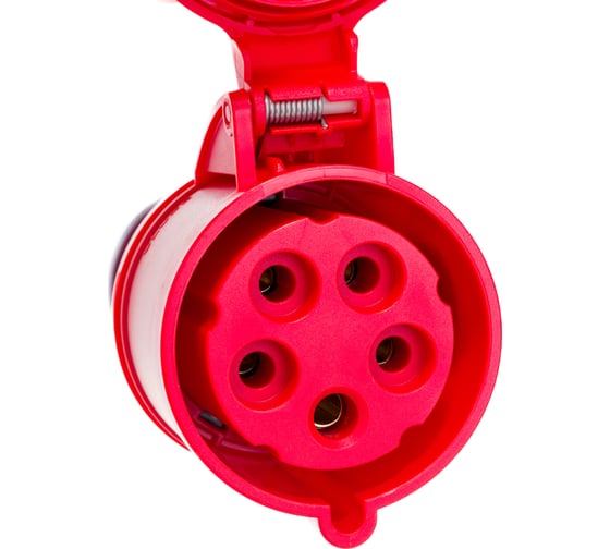 Кабельная розетка PCE 32А 400V 3P+N+E IP44 225-6