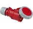 Кабельна розетка PCE 32А 400V 3P+E IP67 2242-6 1