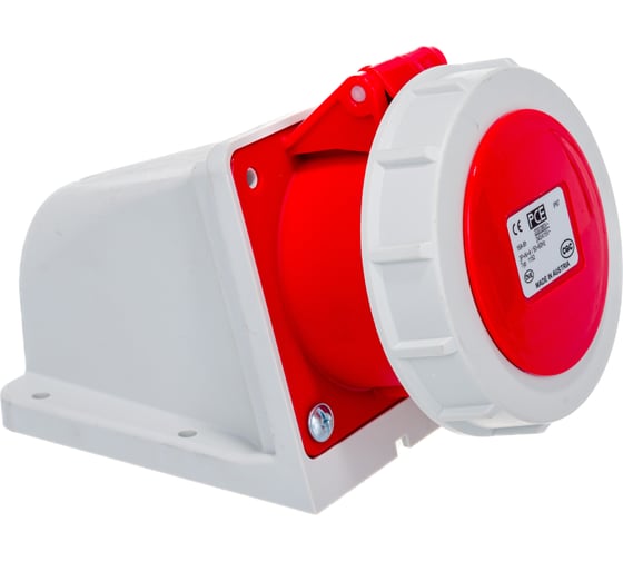 Настенная розетка PCE 16А 400V 3P+N+E IP67 1152-6