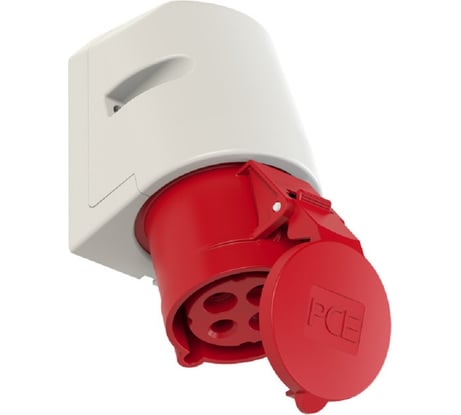 Настенная розетка PCE 32А 380V 3P+E IP44 124-6
