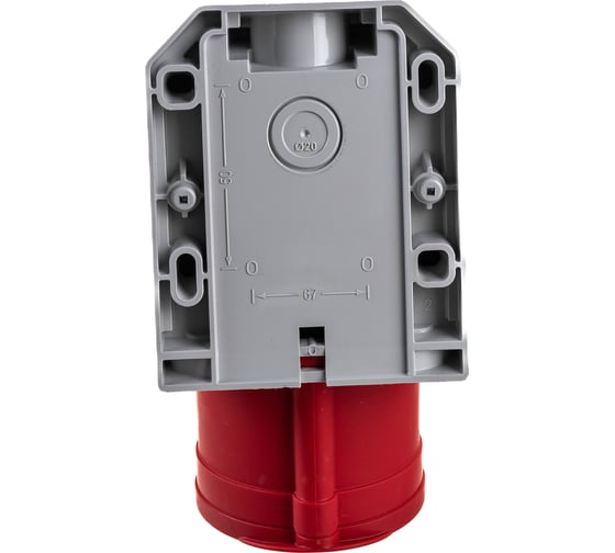 Настенная розетка PCE 32А 400V 3P+N+E IP44 125-6