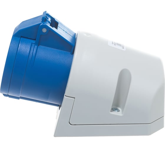 Настенная розетка PCE 32А 220V 1P+N+E IP44 123-6