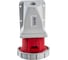 Настенная розетка PCE 32А 400V 3P+N+E IP67 1252-6 3