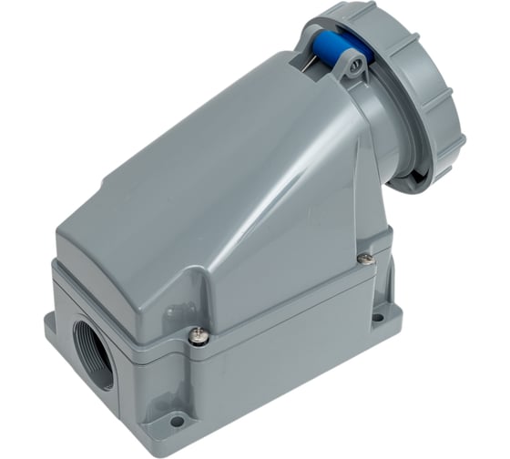 Настенная розетка PCE 63А 220V 1P+N+E IP67 133-6