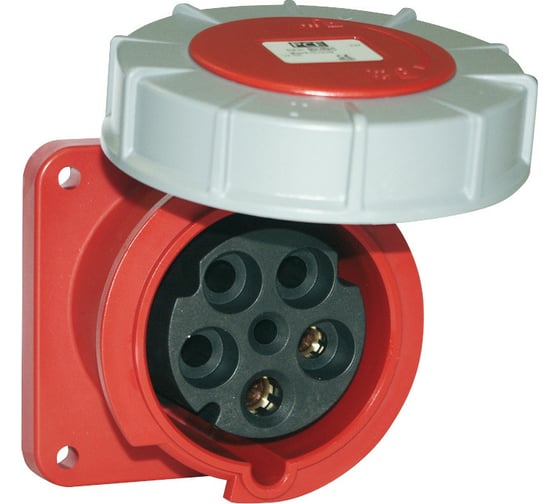 Встраиваемая розетка PCE 125А 400V 3P+N+E IP67 345-6