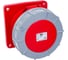 Встраиваемая розетка PCE 125А 400V 3P+N+E IP67 345-6 3