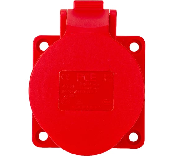 Встраиваемая розетка PCE 16А 400V 3P+N+E IP44 315-6