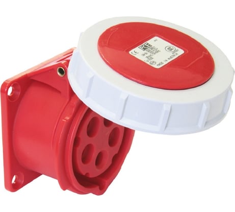 Встраиваемая розетка PCE 16А 400V 3P+N+E IP67 3152-6