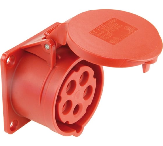 Встраиваемая розетка PCE 32А 400V 3P+N+E IP44 325-6 1