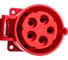 Встраиваемая розетка PCE 32А 400V 3P+N+E IP44 325-6 5