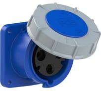 Встраиваемая розетка PCE 63А 230V 1P+N+E IP67 333-6