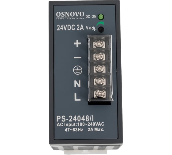 Промышленный блок питания OSNOVO PS-24048/I sct1019 1