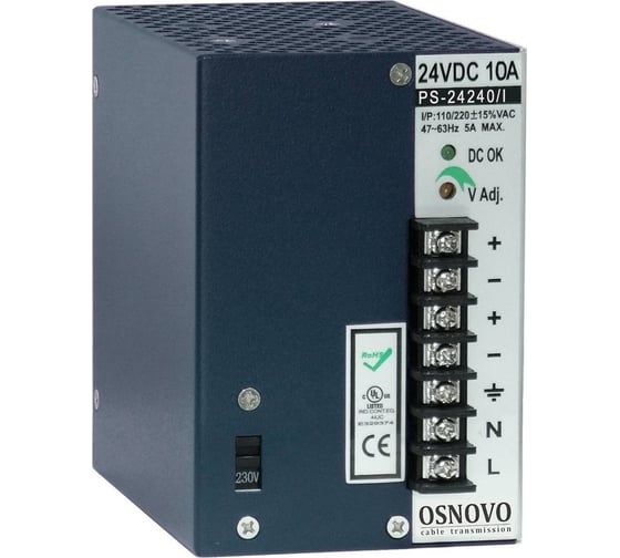 Промышленный блок питания sOSNOVO PS-24240/I ct0968 1
