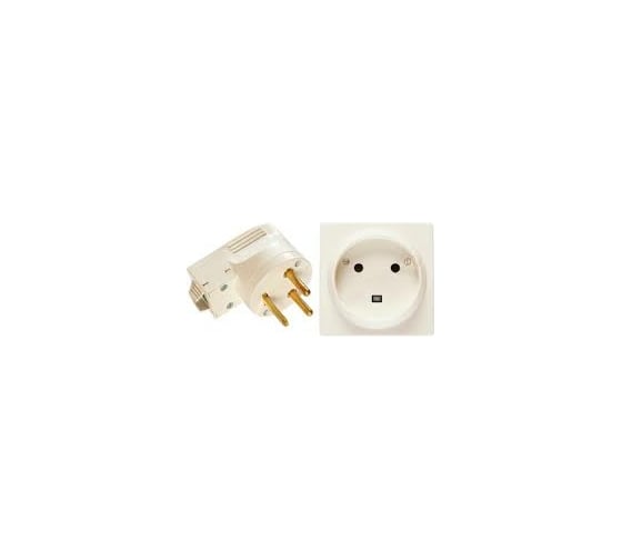 Комплект розетка с заземлением Legrand 32А и вилка 32А Legrand Quteo 400В винтовые зажимы накладной монтаж белый 782222