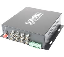 Оптический приемник OSNOVO RA-H82-15F 8 каналов видео HDCVI/HDTVI/AHD/CVBS и 1 двунаправленного канала управления (RS485/полудуплекс) по одномодовому оптоволокну до 20км sct1427