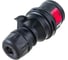 Кабельная вилка PCE 16А 380V 3Р+N+E IP44 черная 015-6x 3