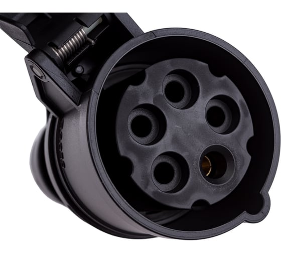 Кабельная розетка PCE 16А 380V 3P+N+E IP44 черная 215-6x