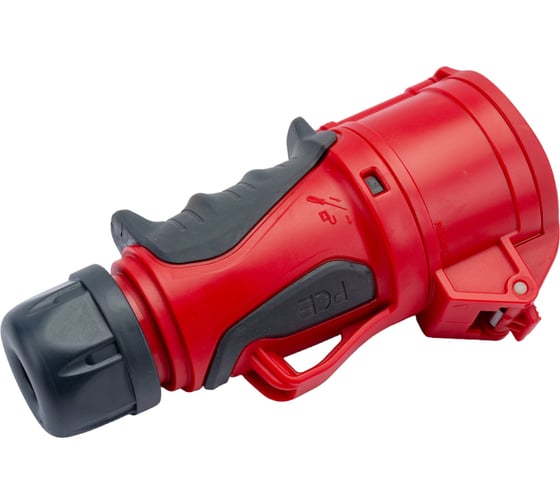 Кабельная розетка PCE 16А 400V 3P+N+E IP44 GRIP 2153-6