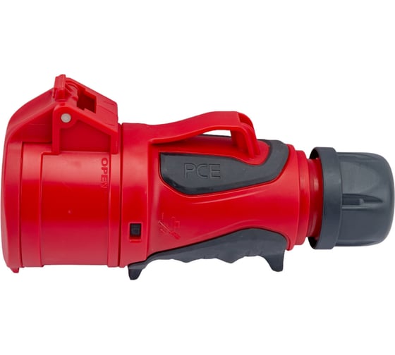 Кабельная розетка PCE 16А 400V 3P+N+E IP44 GRIP 2153-6
