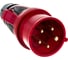 Кабельная вилка PCE 16А 380V 3P+N+E IP44 GRIP 0153-6 2