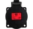 Встраиваемая розетка PCE 16А 400V 3P+N+E IP44 черная 315-6x 2