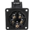 Встраиваемая розетка PCE 16А 400V 3P+N+E IP44 черная 315-6x 5