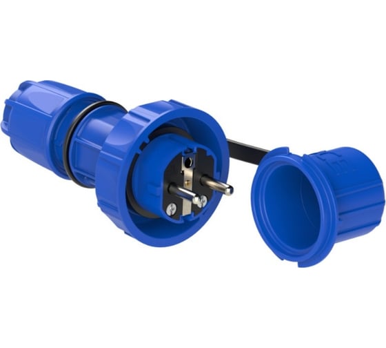 Кабельная вилка PCE 16А 250V 2P+E IP68 NAUTILUS 20051-b