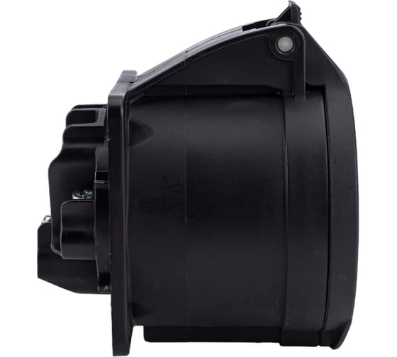 Встраиваемая розетка PCE 32А 400V 3P+N+E IP44 черная 325-6x