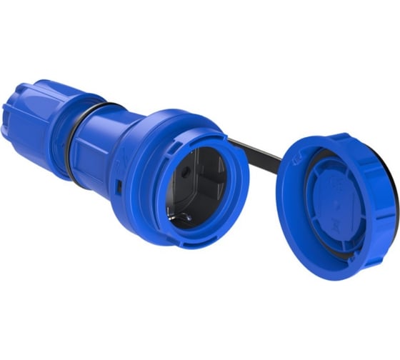 Кабельная розетка герметичная PCE 16А 220V IP68 NAUTILUS 20251-b 1