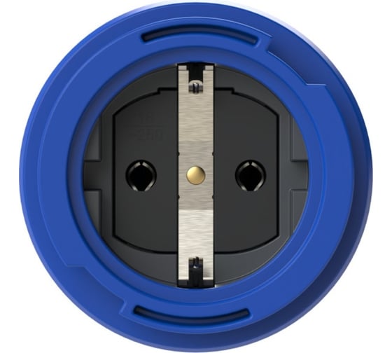 Кабельная розетка герметичная PCE 16А 220V IP68 NAUTILUS 20251-b