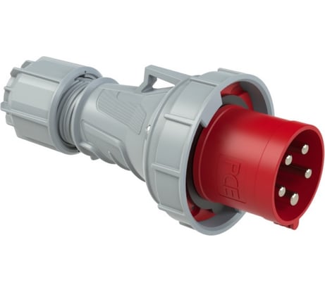 Кабельная вилка PCE 63А 380V 3P+N+E IP67 035-6