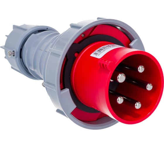 Кабельная вилка PCE 63А 380V 3P+N+E IP67 035-6