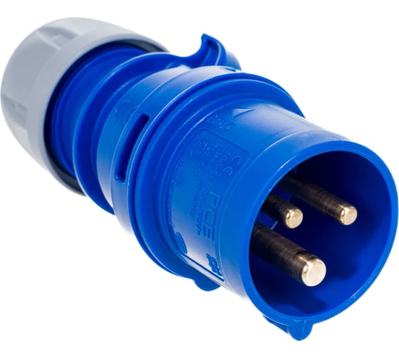 Кабельная вилка PCE 16А 230V 1P+N+E IP44 013-6