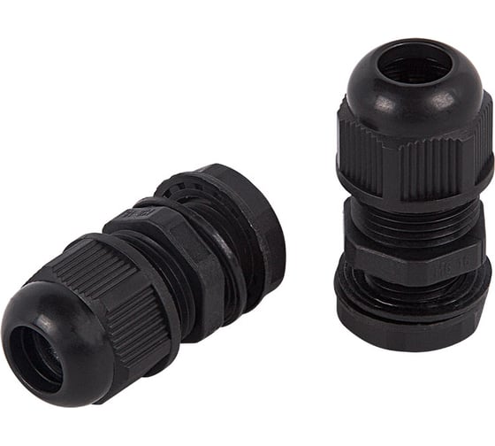Кабельный ввод REXANT mg-25 (18-13 мм) черный 24 шт 07-8125-1 1