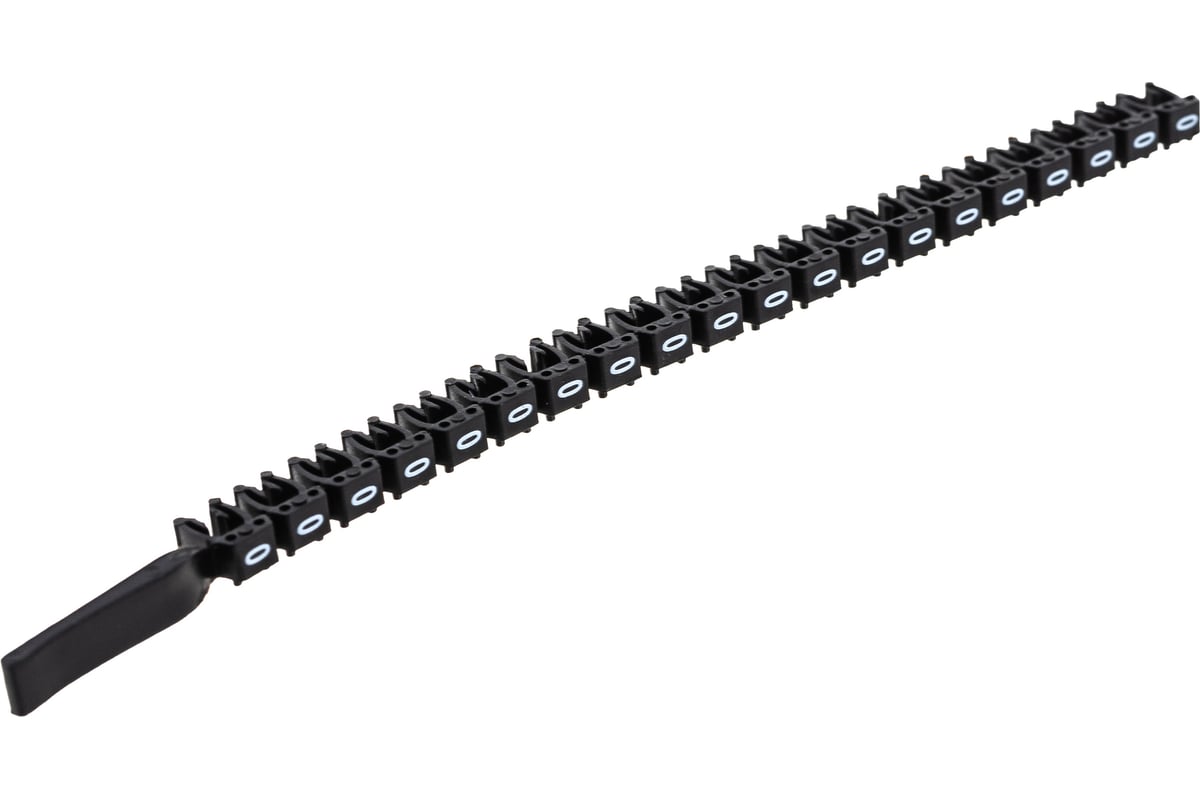 Маркер для кабеля сечением 0,5-1,5 мм DKC символ 0 200шт MKF0S1 ...