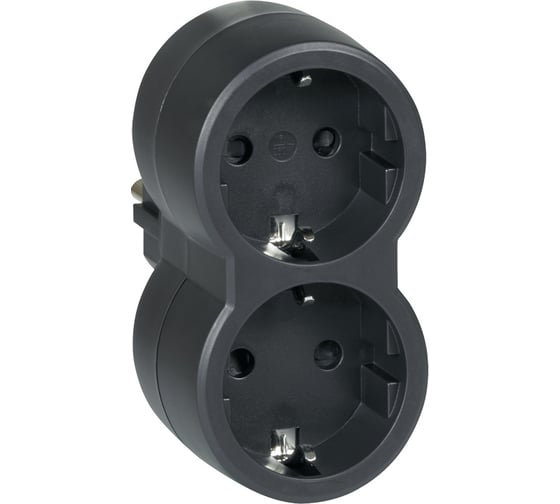 Многорозеточный блок Legrand 2x2К+3, серия Элиум, с кронштейном для крепления к стене, 16 А, вертикальное подключение 050511