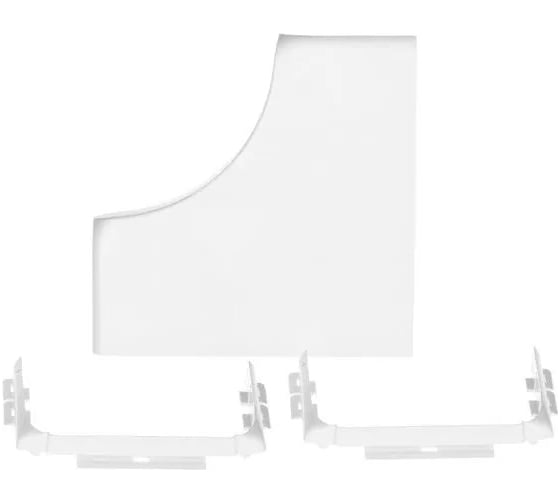 Угловые отводы Legrand для односекционных кабель-каналов DLP 65x150/195/220, белый 010764 1