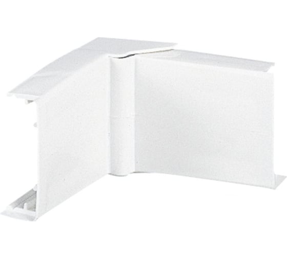 Переменный внутренний/внешний угол Legrand для мини-плинтусов DLPlus 32x12,5, белый 030251