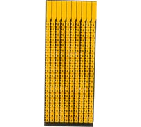 Маркер для кабеля сечением 0,5-1,5 мм DKC символ 4, 200шт MKF4S1